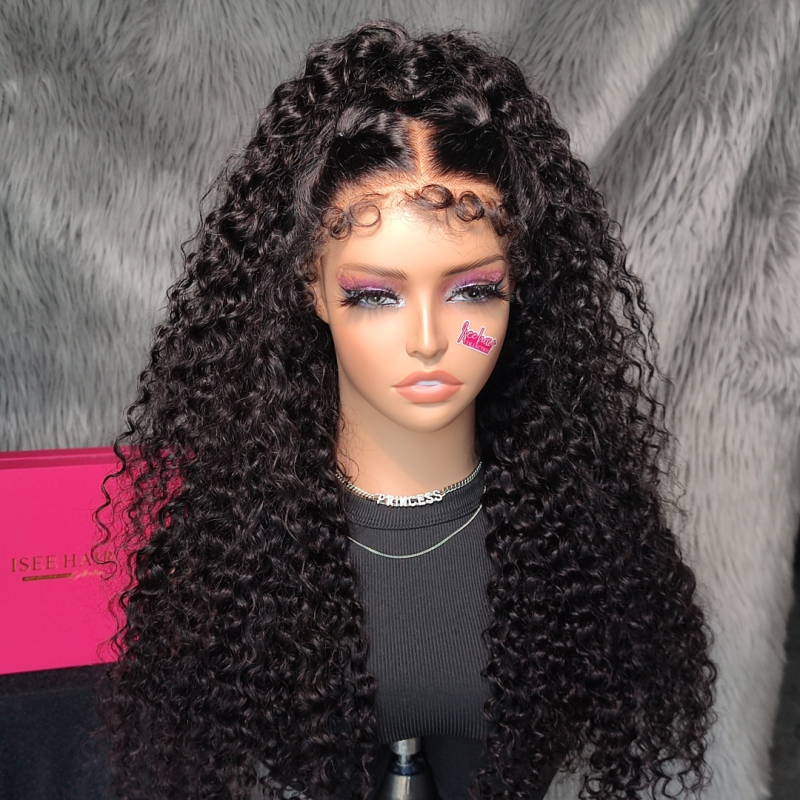 Ready To Wear Wigs 13x4 Lace Curly Edges Wear Go Glueless HD Lace Wig